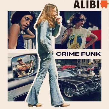 Multiple mini scenes in a '70s styling.